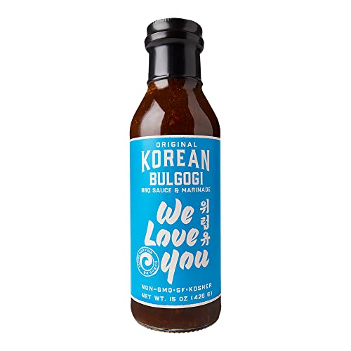 We Rub You Original Korean Barbeque Marinade, 15 Ounce - 6 Per C