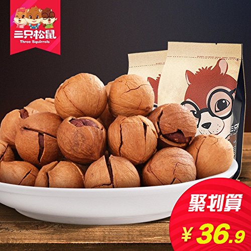 Poly [Three Squirrels _ Hand Stripping Hickory Nuts 235G] Linga