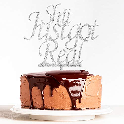 Shit Just Got Real Cake Topper For Funny Wedding , Bride To Be ,
