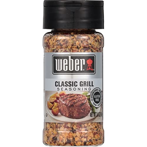 Weber Classic Grill Seasoning, 3.4 Ounce Shaker