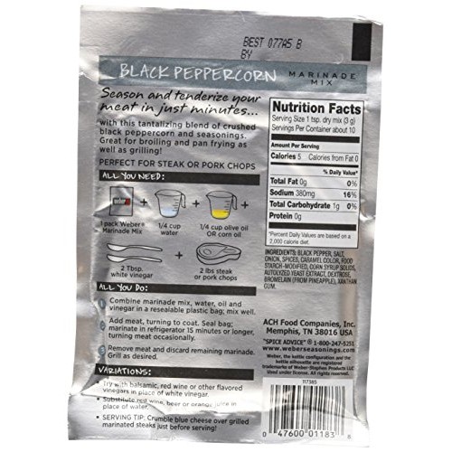 Weber Grill Beer Can Chicken, 5.5 Ounce Pack Of 4