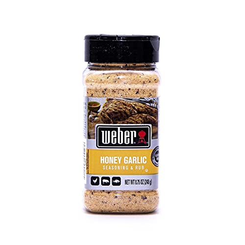 Weber Honey Garlic Seasoning &Amp; Rub 8.75 Ounce