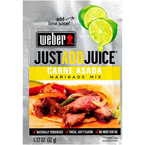 Weber Just Add Juice Carne Asada Marinade, 1.12 Ounce
