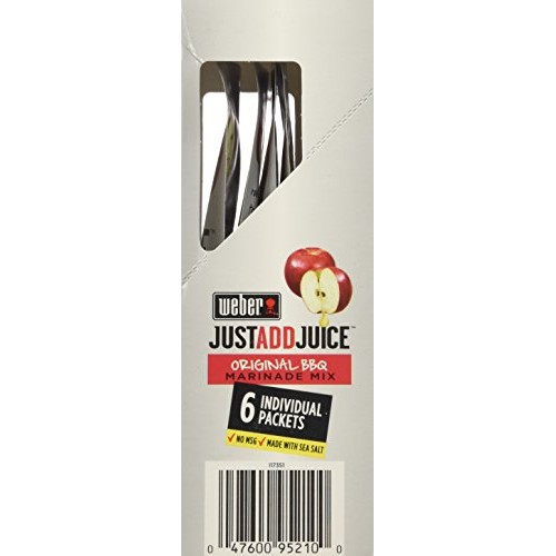 Weber Just Add Juice Original Bbq Marinade Mix Apple