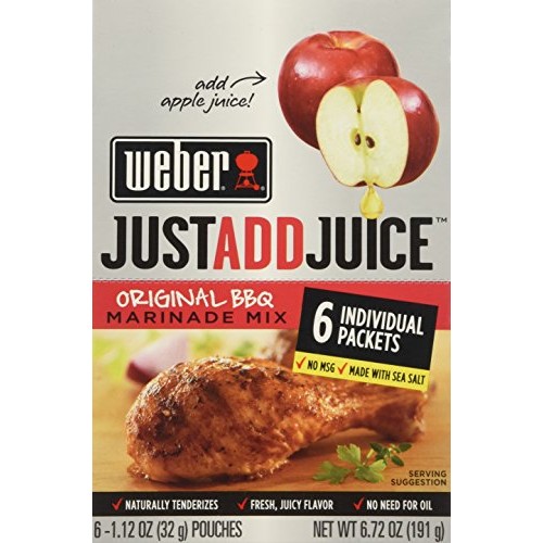 Weber Just Add Juice Original Bbq Marinade Mix Apple