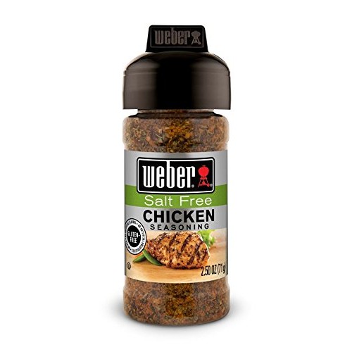 Weber Salt Free Chicken Seasoning, 2.50 Ounces, Pack Of 3