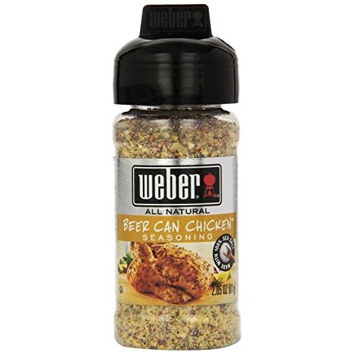 Weber Seasoning, Beer Can Chicken, 2.85 Ounce Jar 3 Pack