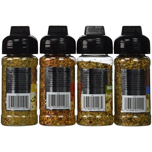 Weber Seasoning Variety 4 Flavor Pack 2.5-2.75 Ounce Chicago St