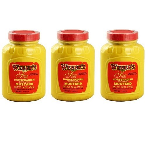 3-pack Bundle 16 Oz. Webers Horseradish Prepared Mustard 3 16 ...