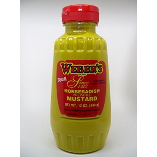 Buffalos Own Webers Brand Horseradish Mustard Squeeze Bottle 1