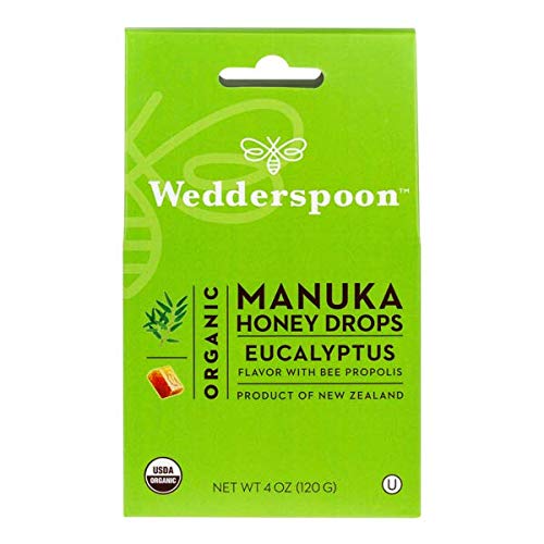Wedderspoon Organic Manuka Honey Lozenges With Eucalyptus And Be