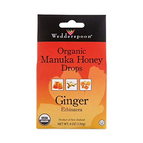 Wedderspoon Organic Manuka Honey Lozenges With Ginger And Echina