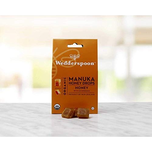 Wedderspoon Organic Manuka Honey Drops, Honey And Echinacea, Unp