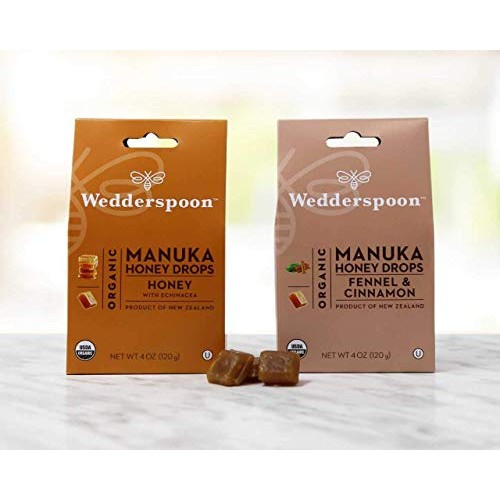 Wedderspoon Organic Manuka Honey Drops, Honey And Echinacea, Unp