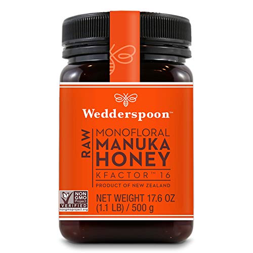 Wedderspoon Raw Premium Manuka Honey Kfactor 16+, 17.6 Ounce