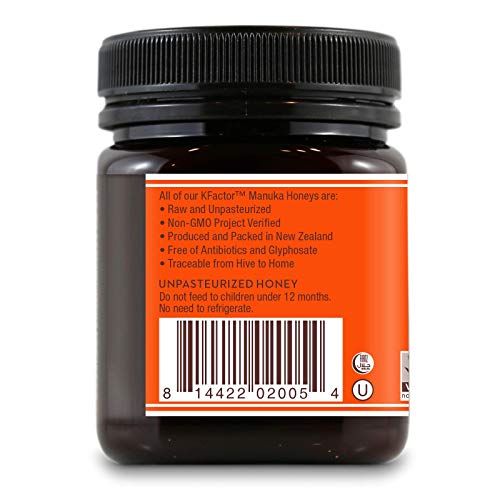Wedderspoon Raw Premium Manuka Honey +, Unpasteurized, Genuine N