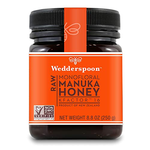 Wedderspoon Raw Premium Manuka Honey +, Unpasteurized, Genuine N