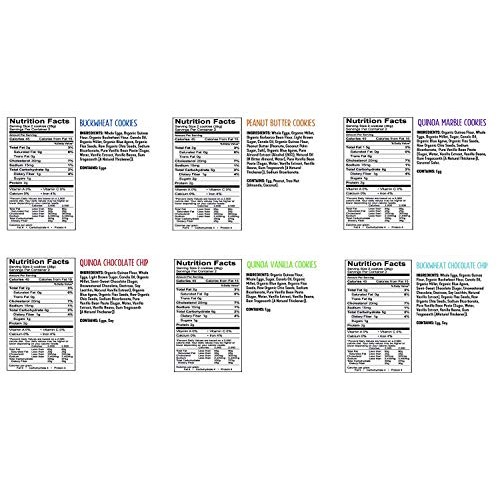Weighless Cookies Gluten Free Low Carb Variety Pack 6 Flavors