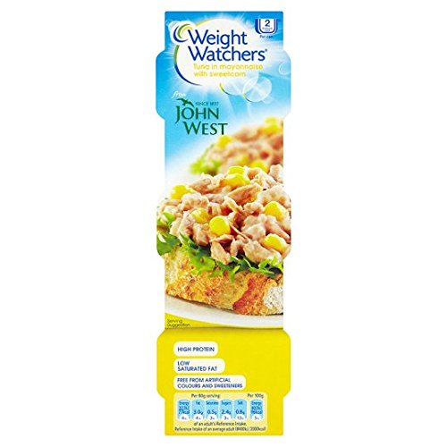 John West Weight Watchers Tuna In Mayonnaise And Sweetcorn 3 X 80G John West Weight Watchers Tuna In Mayonnaise And Sweetcorn 3 X 80G