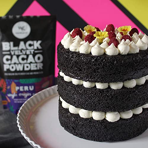 Weirdo Good Black Velvet Cacao Powder - Organic, Allergen-Free,