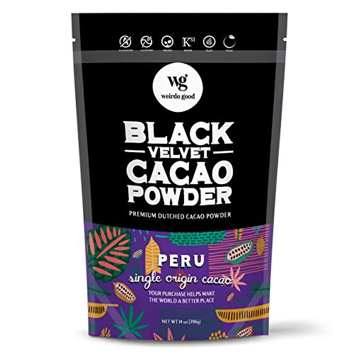 Weirdo Good Black Velvet Cacao Powder - Organic, Allergen-Free,