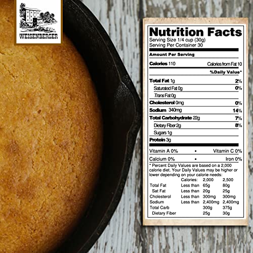 Weisenberger Corn Meal - Stone Ground Corn Meal for Baking - Fin...