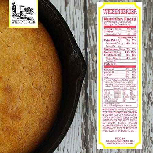 Weisenberger Spoon Bread Mix - Authentic, Old Fashioned, Souther