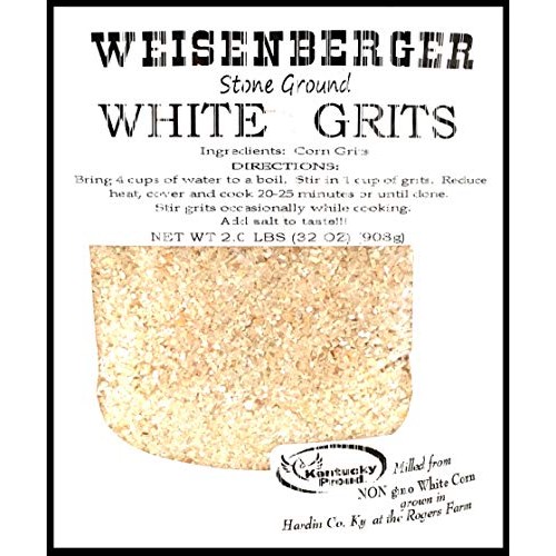 Weisenberger Stone Ground Grits - White Corn Grits Old Fashioned