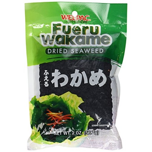 Wel-Pac - Fueru Wakame Dried Seaweed Net Wt. 2 Oz. Pack Of 2