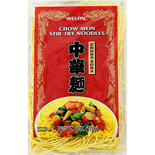 Welpac Chow Mein Stir-Fry Noodles, 6 Ounce Pack Of 12