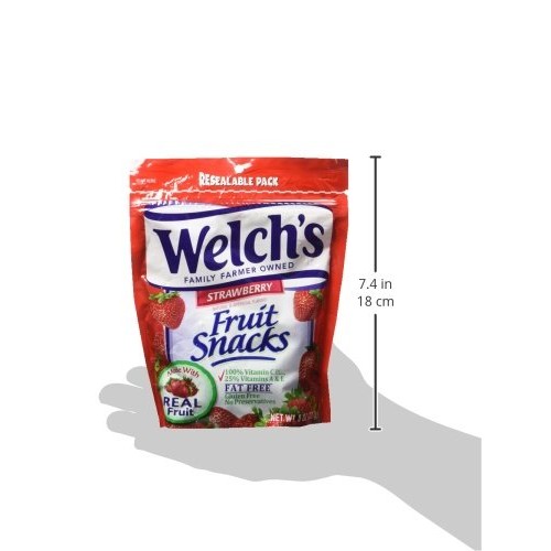 WELCH‘S Fruit Snacks, Strawberry, 8 Ounce