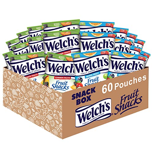 Welchs Fruit Snacks, Mixed Fruit & Summer Fruits Bulk Variety P...