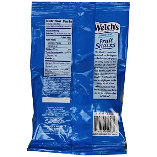 Welchs Fruit Snacks, Mixed Fruit, Gluten Free, 5 Oz Bags Pack Welchs Fruit Snacks, Mixed Fruit, Gluten Free, 5 Oz Bags Pack