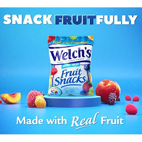 Welchs Fruit Snacks, Mixed Fruit, Gluten Free, 5 Oz Bags Pack Welchs Fruit Snacks, Mixed Fruit, Gluten Free, 5 Oz Bags Pack