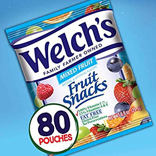 Fruit Snacks, Mixed, 0.9 Ounce 80 Count New Version