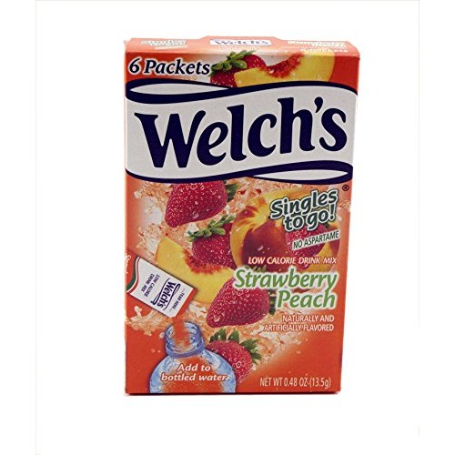 Welchs Singles To Go Variety! Strawberry Peach, Cherry Pomegrana