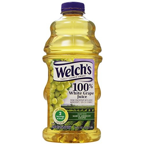 Welchs 100% White Grape Juice, 64 Oz
