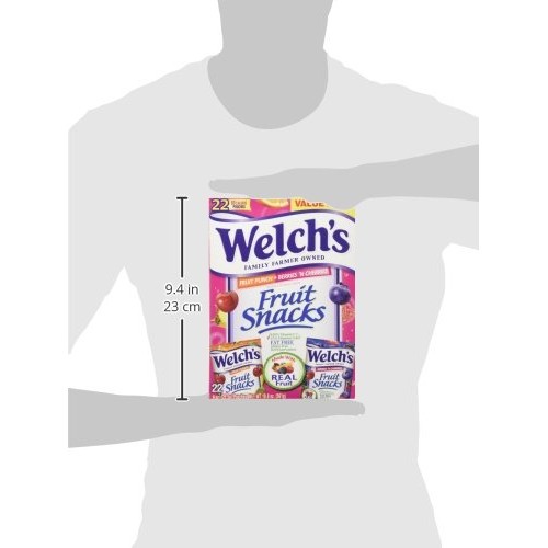 Welchs Fruit Snacks 22 Pouches - Fruit Punch & Berries n Cherr...