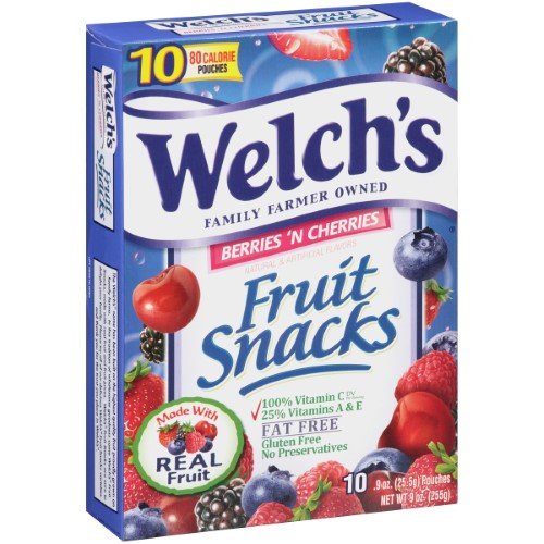 Welchs Fruit Snacks Berries N Cherries, 9 Oz