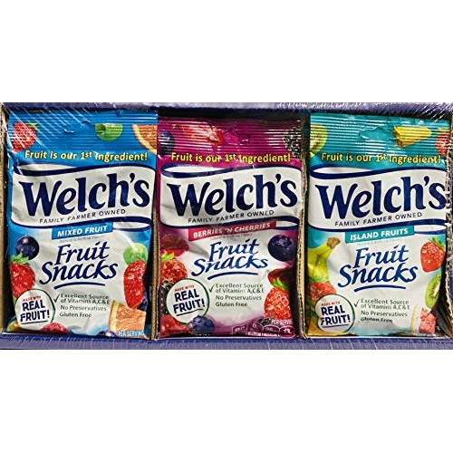 Welchs Fruit Snacks, Bulk Variety Pack With Mixed Fruit, Superf