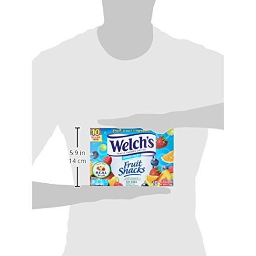 Welchs Fruit Snacks, Mixed Fruit, 10 Pouches, 0.9 Oz Each