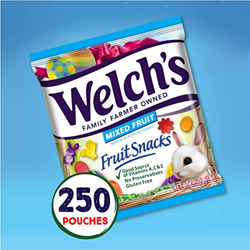 Welchs Fruit Snacks, Mixed Fruit, Spring Bulk Pack, Gluten Free...