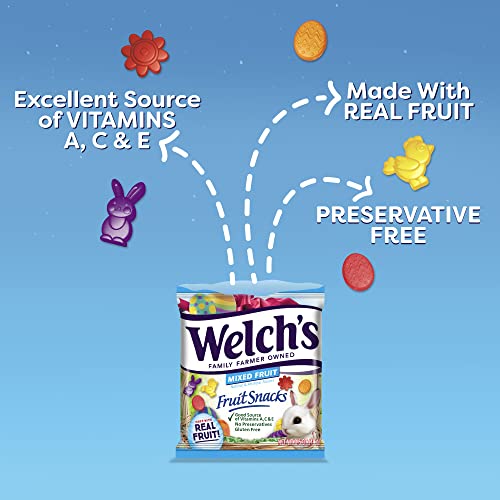 Welchs Fruit Snacks, Mixed Fruit, Spring Bulk Pack, Gluten Free...
