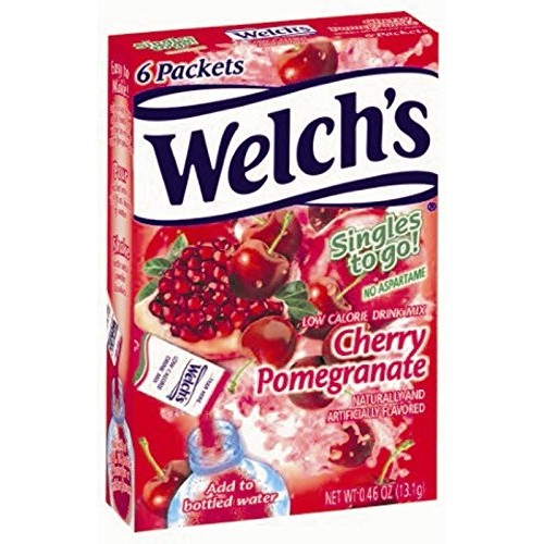 Welchs Singles To Go! Cherry Pomegranate 6 Ct .46 Oz Pack Of 6