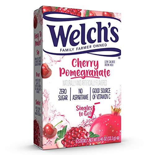 Welchs Singles To Go Water Drink Mix - Cherry Promegranate Powd