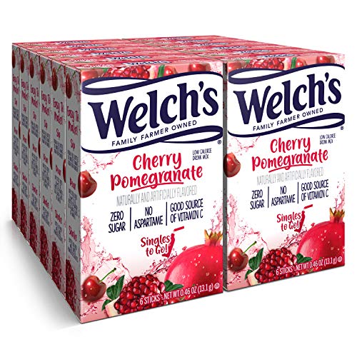 Welchs Singles To Go Water Drink Mix - Cherry Promegranate Powd