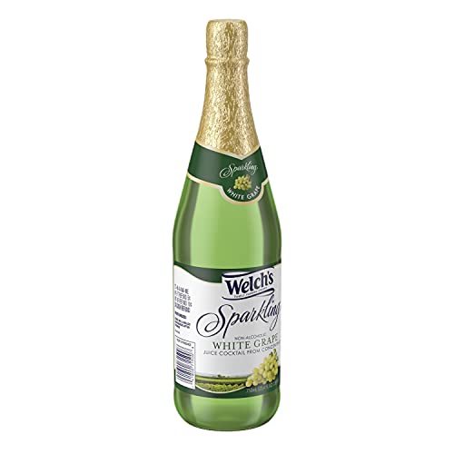 Welchs Sparkling White Grape Cocktail Juice, Non-Alcoholic, 25.