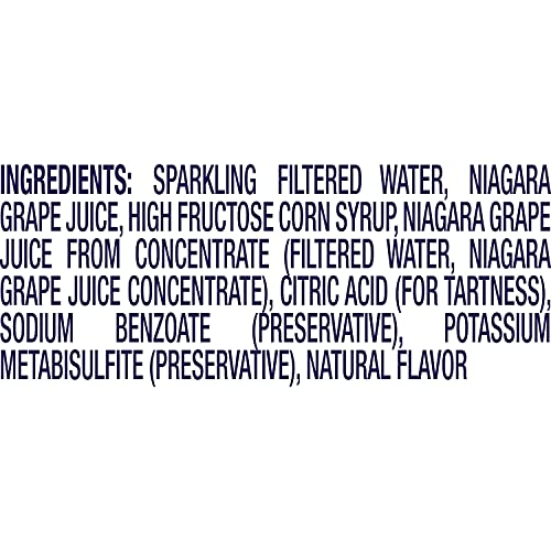 Welchs Sparkling White Grape Cocktail Juice, Non-Alcoholic, 25.