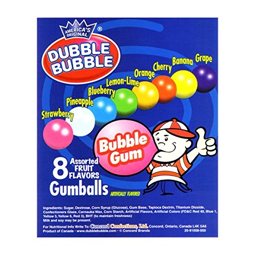 Dubble Bubble 13Mm Size Small-Gum Balls Bulk- 2 Pounds