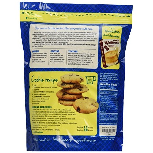 Wellbees Blanched Almond Flour / Powder 5 Pound
